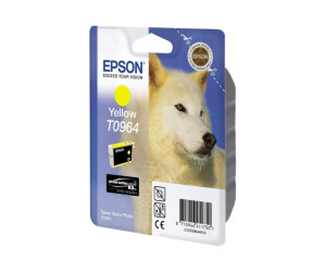 Epson T0964 - 11.4 ml - yellow - original - blister...