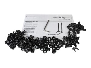 StarTech.com 2 Post Server Rack mit Rollen - stabile...