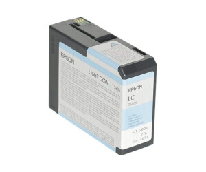 Epson T5805 - 80 ml - hell Cyan - original - Tintenpatrone