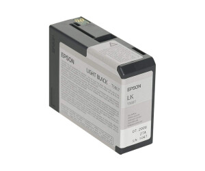 Epson T580 - 80 ml - Schwarz - original - Tintenpatrone
