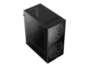 AEROCOOL ADVANCED TECHNOLOGIES AeroCool Python - Tempered Glass Edition - Tower - ATX - Seitenteil mit Fenster (gehärtetes Glas)