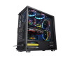 Thermaltake V Series V200 TG RGB - Tempered Glass RGB Edition - Tower - ATX - Seitenteil mit Fenster (gehärtetes Glas)