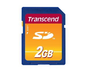 Transcend Flash memory card - 2 GB - SD