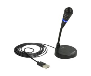 Delock microphone - USB - black