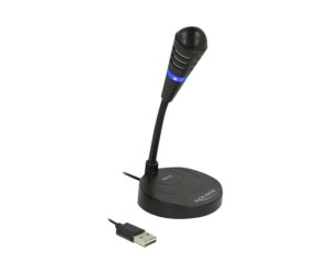 Delock microphone - USB - black