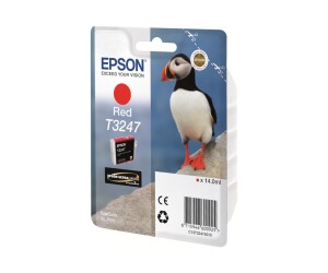 Epson T3247 - 14 ml - red - original - ink cartridge