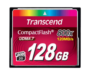 Transcend Flash-Speicherkarte - 128 GB - 800x