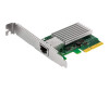 TRENDnet TEG-10GECTX - Netzwerkadapter - PCIe 2.0 x4 Low-Profile