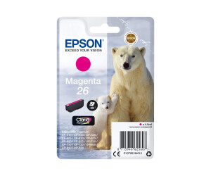 Epson 26 - 4.5 ml - Magenta - original - ink cartridge