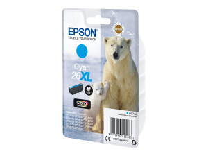 Epson 26XL - 9.7 ml - XL - Cyan - Original -...