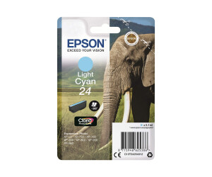 Epson 24 - 5.1 ml - hell Cyan - Original - Tintenpatrone