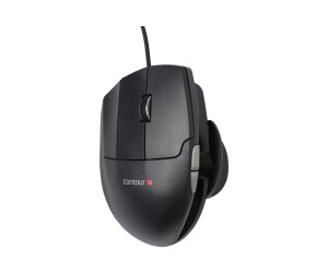 Contour Unimouse - Mouse - ergonomic - for left -handers