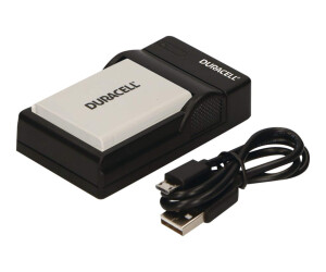 Duracell USB battery charger - black - for Nikon Coolpix...