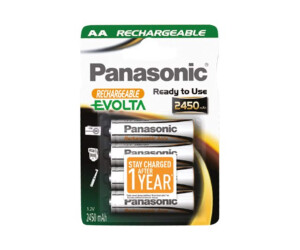 Panasonic Evolta HHR -3XXE - Battery 4 x AA -Type - NIMH...