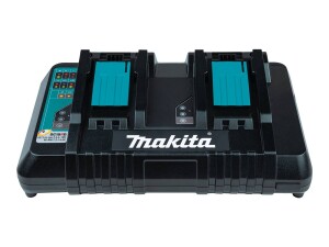 Makita DC18RD - Batterieladeger&auml;t - 2 x Batterien laden