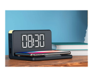 TerraTec ChargeAir clock! - Induktive Ladematte - 10 Watt (USB)