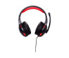 Gembird GHS -U -5.1-01 - headphones - headband - gaming - black - red - bineral - SCR control unit