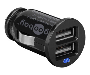 Goobay Auto-Netzteil - 2.1 A - 2 Ausgabeanschlussstellen...