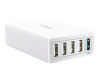 Fantec QC3 -A51 - power supply - 40 watts - QC 3.0 (USB, USB Type A)