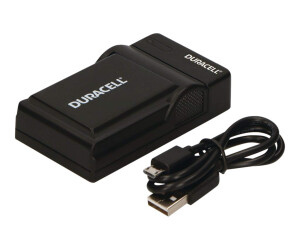 Duracell USB battery charger - black - for Nikon D3200,...