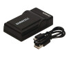 Duracell USB battery charger - black - for Nikon D3200, D5100, D5200, D5300, D5500, D5600, DF