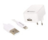 SANDBERG Netzteil - 2.4 A (USB) - auf Kabel: Lightning - für Apple iPad/iPhone/iPod (Lightning)