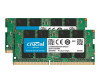 Crucial DDR4 - Kit - 32 GB: 2 x 16 GB - SO DIMM 260-PIN