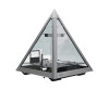 AZZA Pyramid 804L - Pyramidengehäuse - E-ATX - Seitenteil mit Fenster (gehärtetes Glas)