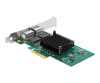 Delock Network adapter - PCIe 2.0 x4 low profiles