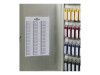 Durable key box 48 - aluminum - silver - 48 hooks - 302 x 118 x 400 mm