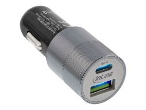 InLine USB KFZ Stromadapter Quick Charge 3.0 - 12/24VDC...