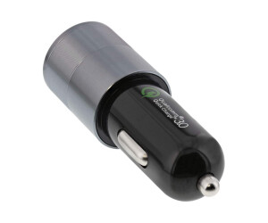 InLine USB KFZ Stromadapter Quick Charge 3.0 - 12/24VDC...