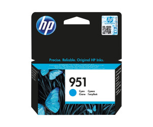 HP 951 - 7 ml - cyan - original - blister packaging