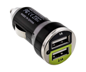 InLine USB DUAL+ KFZ charging set - Auto-Netzteil - 2.1 A...