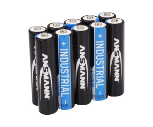 Ansmann Batterie 10 x AAA-Typ - Li - Schwarz