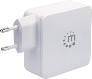 Manhattan Wall/Power Charger , USB-C and USB-A ports,...