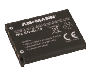Ansmann A-Nik EN EL 10 - Batterie - Li-Ion - 650 mAh