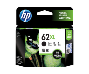 HP 62XL - 12 ml - Hohe Ergiebigkeit - Schwarz