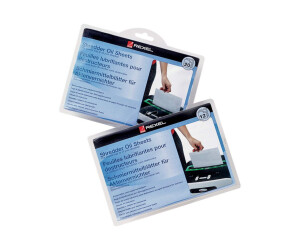 Rexel Schredder-Ölblätter (Packung mit 12)