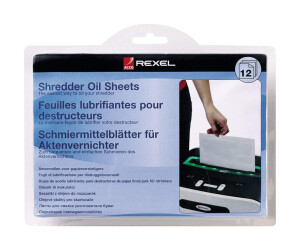 Rexel Schredder oil leaves (pack with 12)