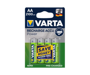 Varta Batterie 4 x AA / HR6 - NiMH - (wiederaufladbar)