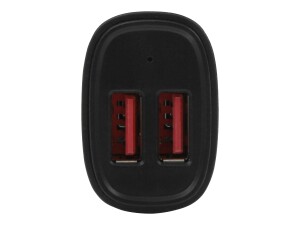 StarTech.com Dual Port USB KFZ Ladegerät - 24W/4.8 - Weiß - 2 Port USB Autoladegerät - Auto-Netzteil - 24 Watt - 4.8 A - 2 Ausgabeanschlussstellen (USB)