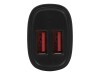 StarTech.com Dual Port USB KFZ Ladegerät - 24W/4.8 - Weiß - 2 Port USB Autoladegerät - Auto-Netzteil - 24 Watt - 4.8 A - 2 Ausgabeanschlussstellen (USB)