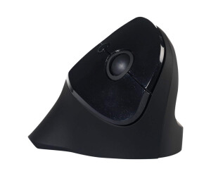 Bakker Elkhuizen PRF - vertical mouse - ergonomic - for right -handed - 5 keys - wireless - wireless recipient (USB)