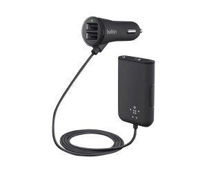 Belkin Road Rockstar - Auto-Netzteil - 36 Watt - 7.2 A - 4 Ausgabeanschlussstellen (USB)