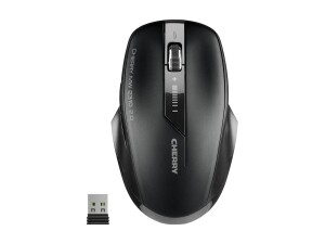 Cherry MW 2310 2.0 - Maus - rechts- und linkshändig - optisch - 6 Tasten - kabellos - RF, 2.4 GHz - kabelloser Empfänger (USB)