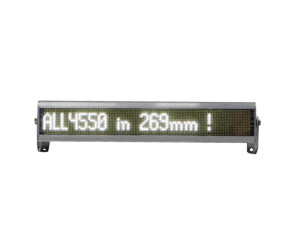 ALLNET ALL4550_L1_269. Produkttyp: Anzeige, Markenkompatibilität: ALLNET, Display-Typ: LED. Breite: 269 mm, Höhe: 35 mm, Gewicht: 730 g