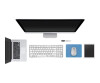 Rapoo M300 Silent - Maus - optisch - 7 Tasten - kabellos - 2.4 GHz, Bluetooth 4.0, Bluetooth 3.0 - kabelloser Empfänger (USB)