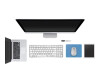Rapoo M300 Silent - Mouse - Visually - 7 keys - wireless - 2.4 GHz, Bluetooth 4.0, Bluetooth 3.0 - Wireless recipient (USB)