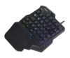 Logilink Illuminated One -Hand Gaming - keyboard